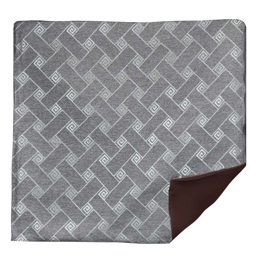 70cmx70cm Cushion Cover Square Spiral （Grey）