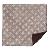 70cmx70cm Cushion Cover Square Spiral （Brown）