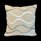 70cmx70cm Cushion Cover Wave （Brown）