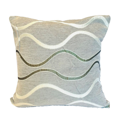 70cmx70cm Cushion Cover Wave （Grey）