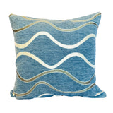 70cmx70cm Cushion Cover Wave （Blue）