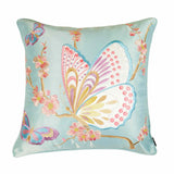 13922-4 18x18 Butterfly Cushion Cover-Bean Green