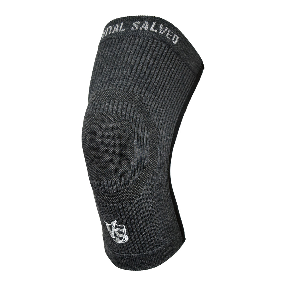 Knit Knee Brace S-SUPPORT-Dark Grey(1PC)-XL