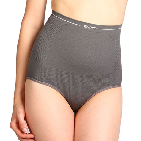 Women HighWaist Briefs DarkGrey S/M