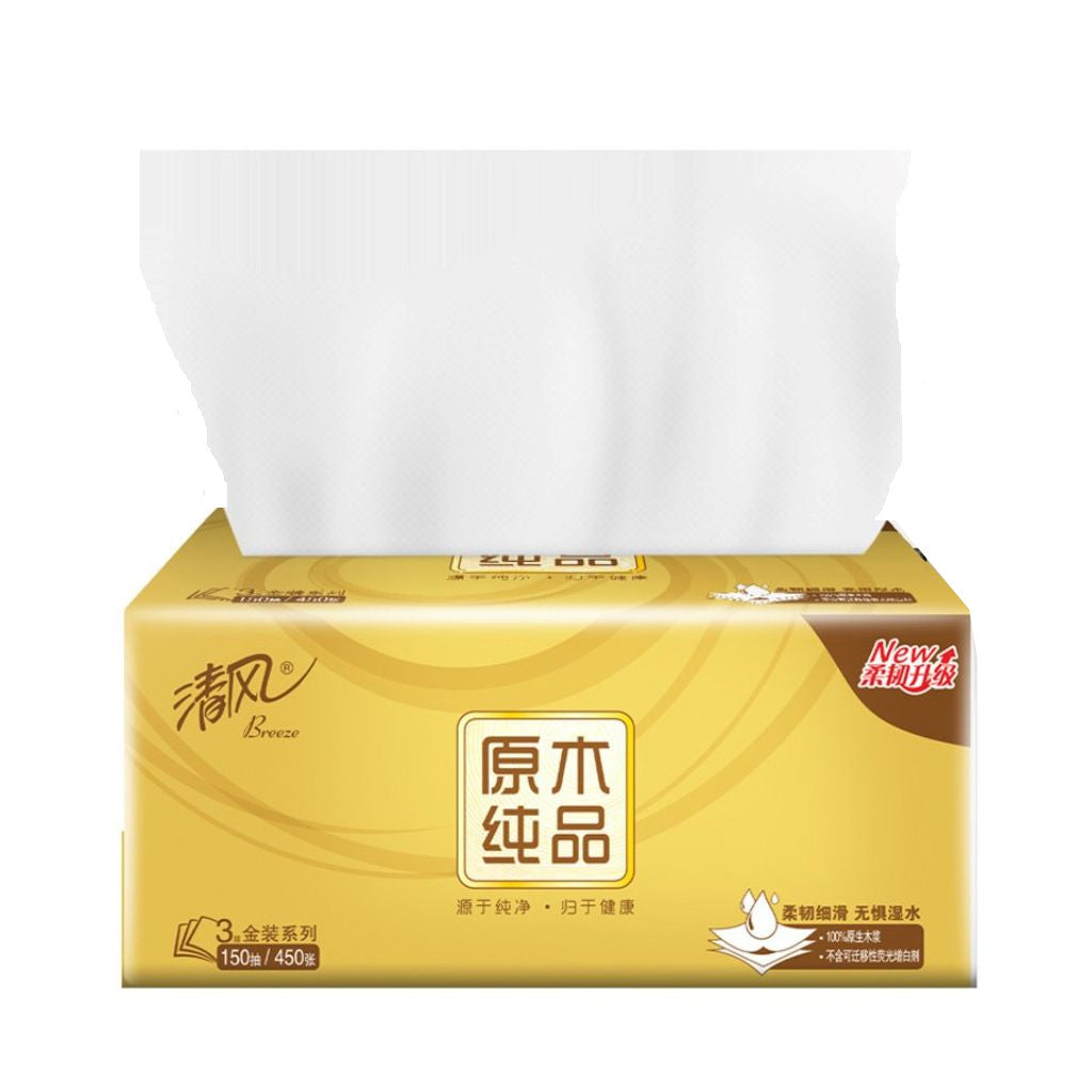 Breeze Gold Series Tissue - 3 Ply/3 Packs