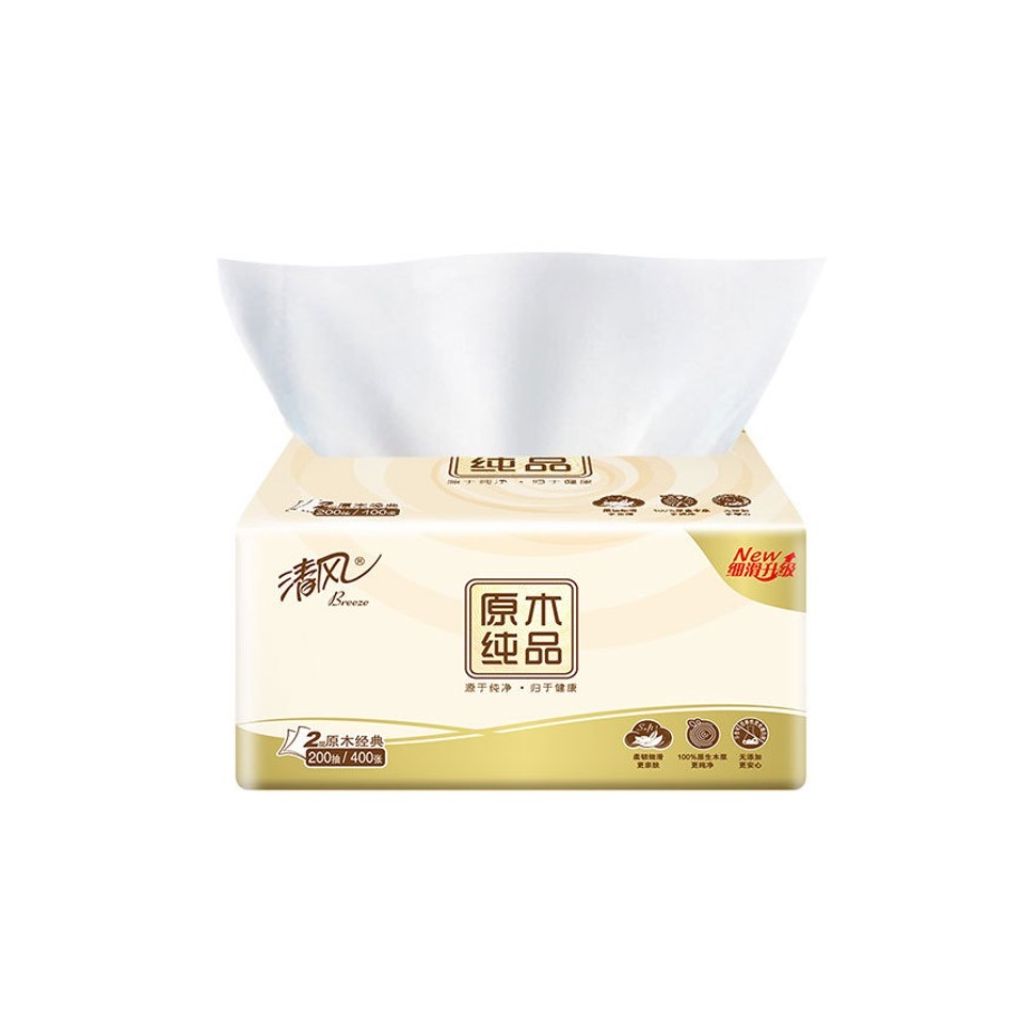Breeze Pure Series - 2 Ply/3 Packs