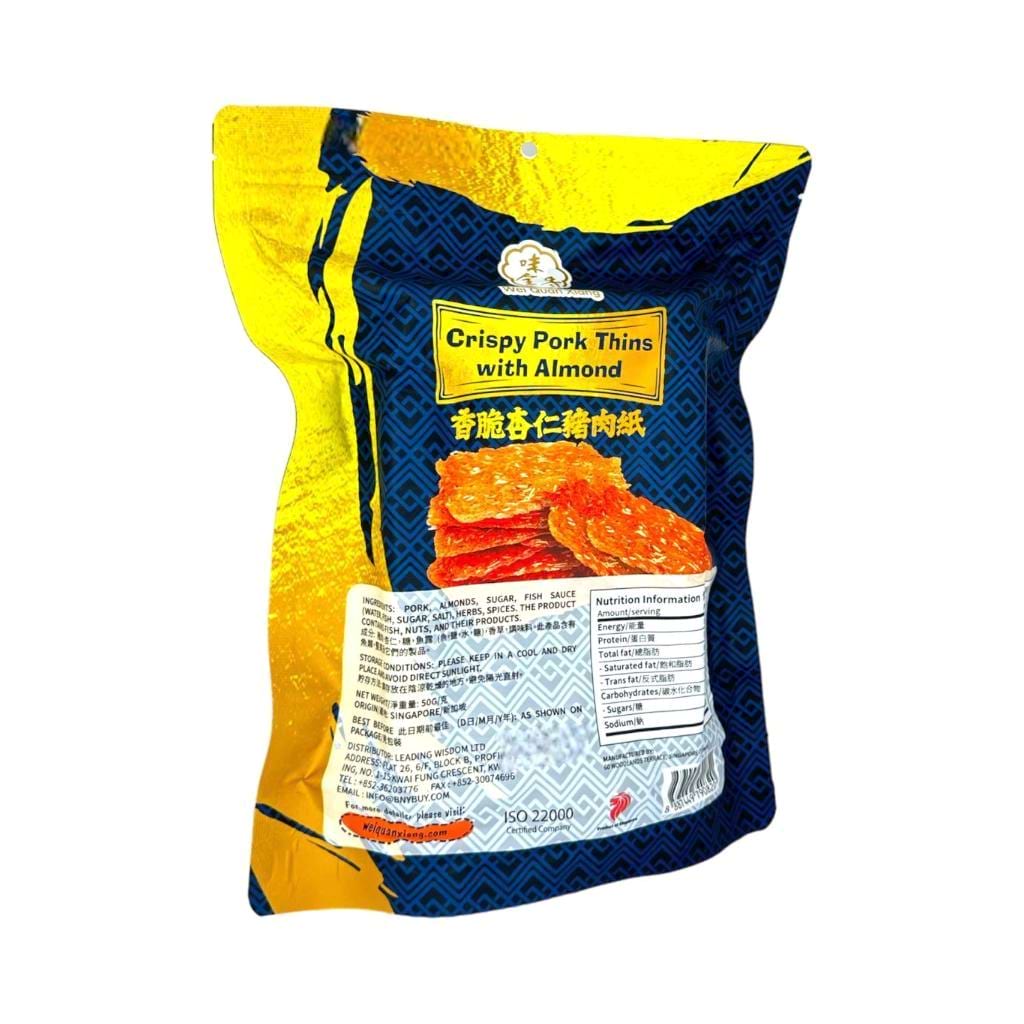 WQX Crispy Pork Thins w Almond