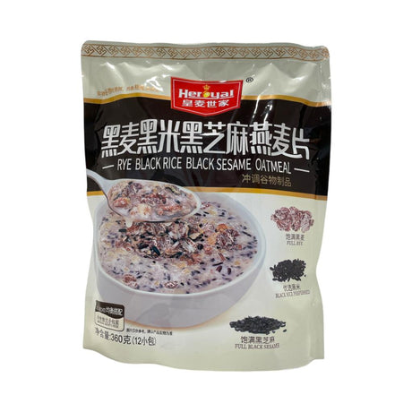 Instant Oatmeal Black Rice Black Sesame