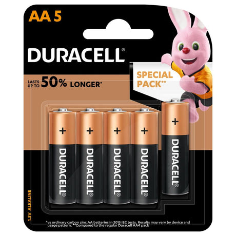 Duracell Alkaline AA 5s