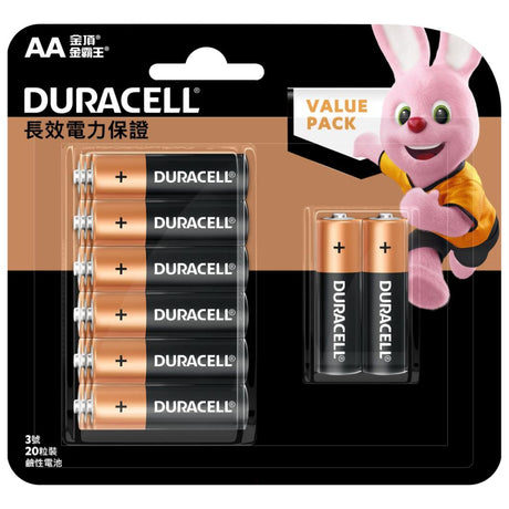 Duracell Alkaline AA 20s
