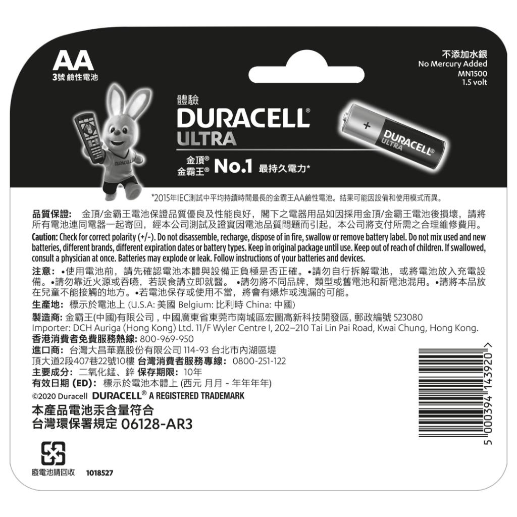 Duracell Alkaline AA 20s
