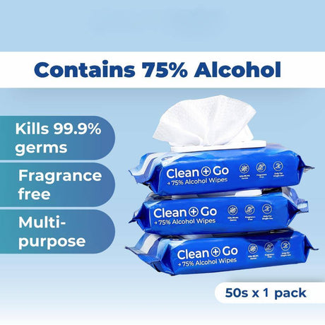 Alcean Alcohol Disinfectant Wipes 50’s