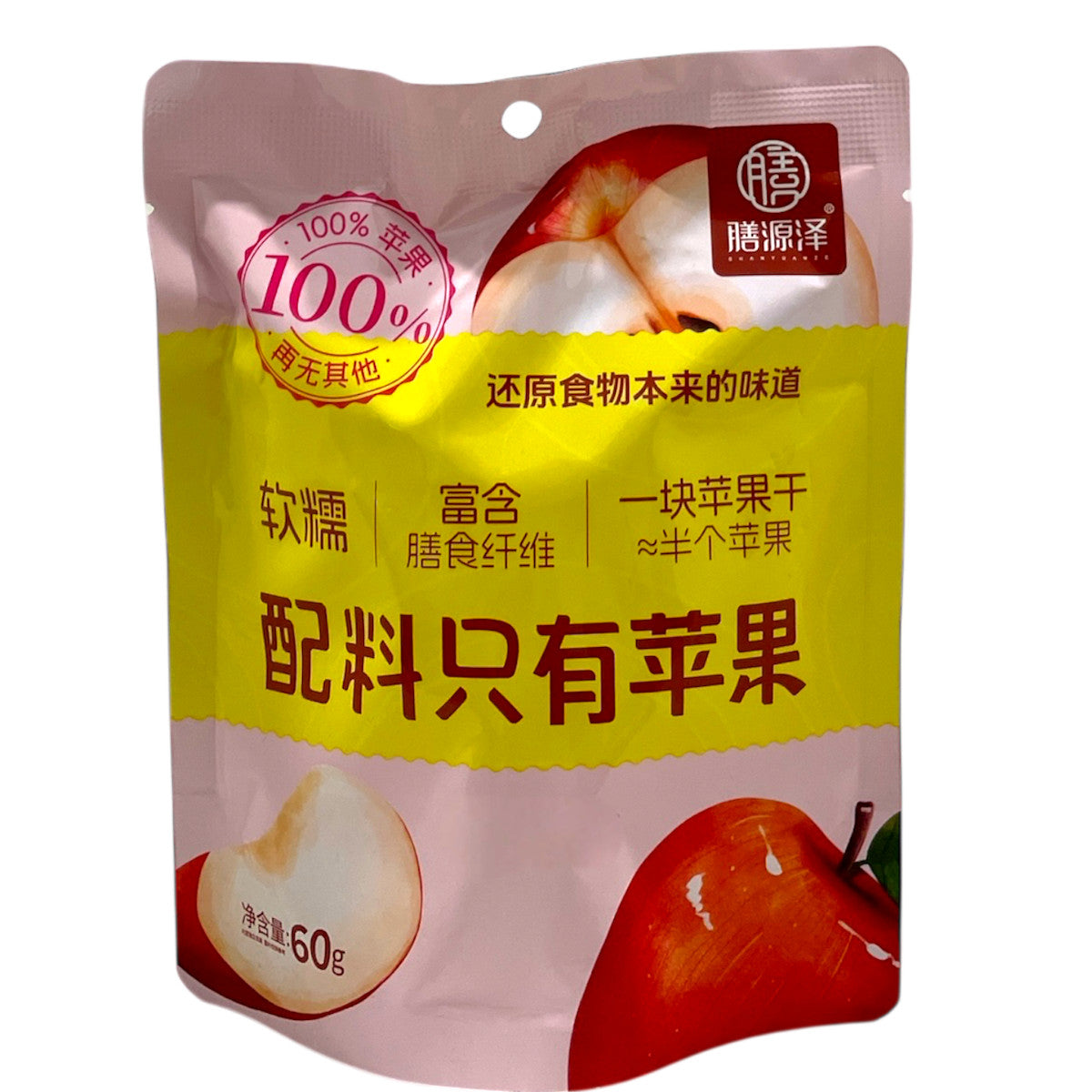 膳源泽 鲜制苹果干