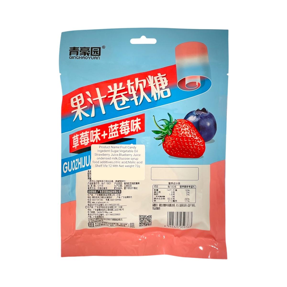 Fruit Candy Strawberry and Blueberry