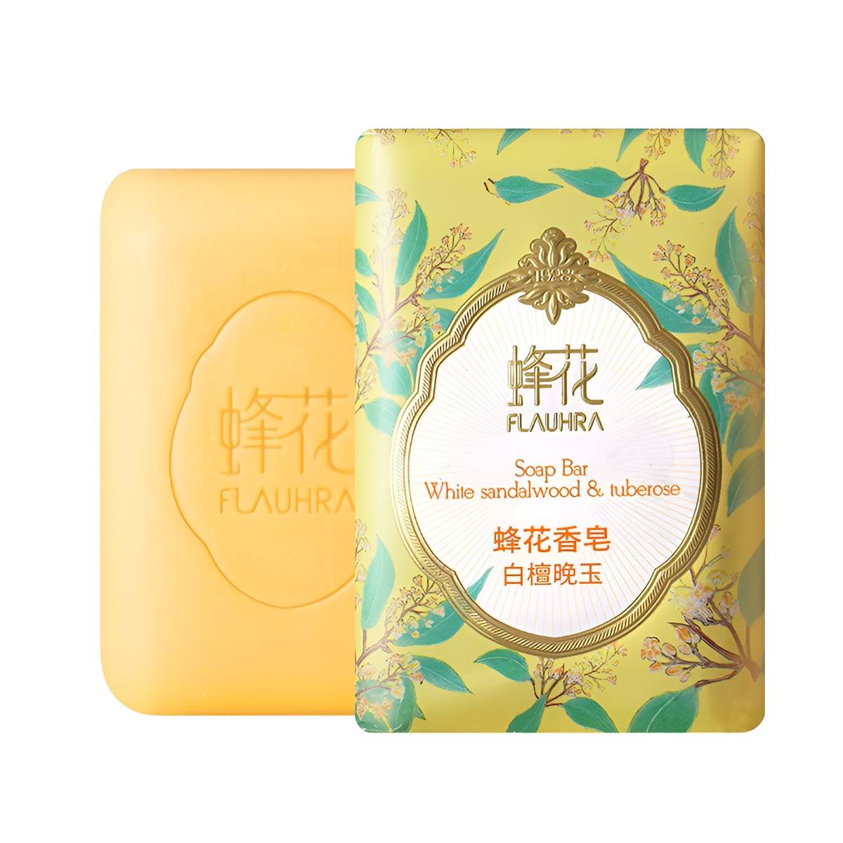 B&F White Sandalwood & Tuberose Soap Bar