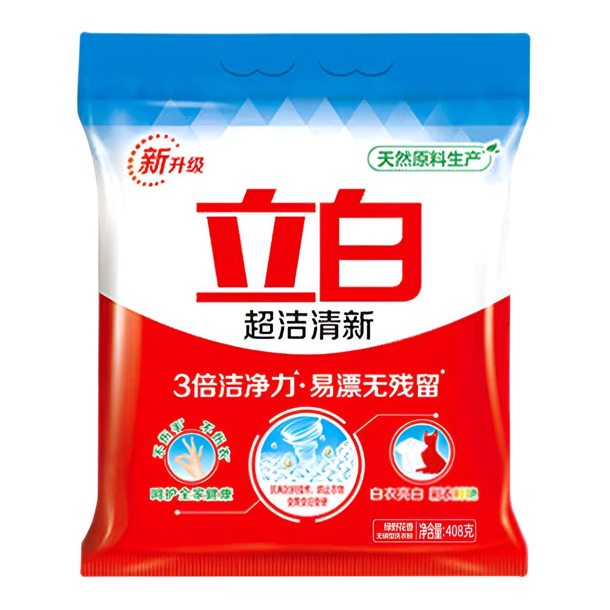 LIBY ULTRA-CLEAN FRESH LAUNDRY POWDER 408g