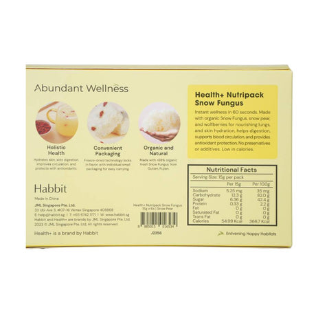 Health+ Nutripack Snow Fungus 15g x 6s Snow Pear