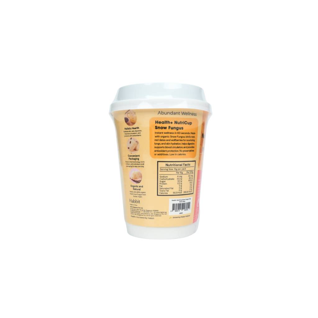 Health+ NutriCup Snow Fungus 15g Bird's Nest