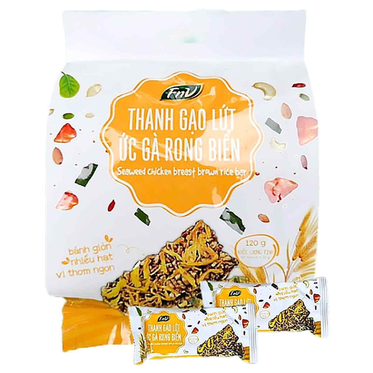 海苔鸡肉松糙米饼