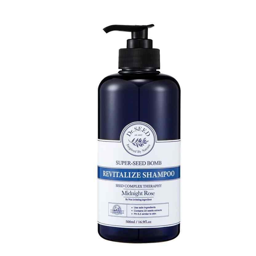 Dr.SEED Revitalize Shampoo 500ml - Midnight Rose