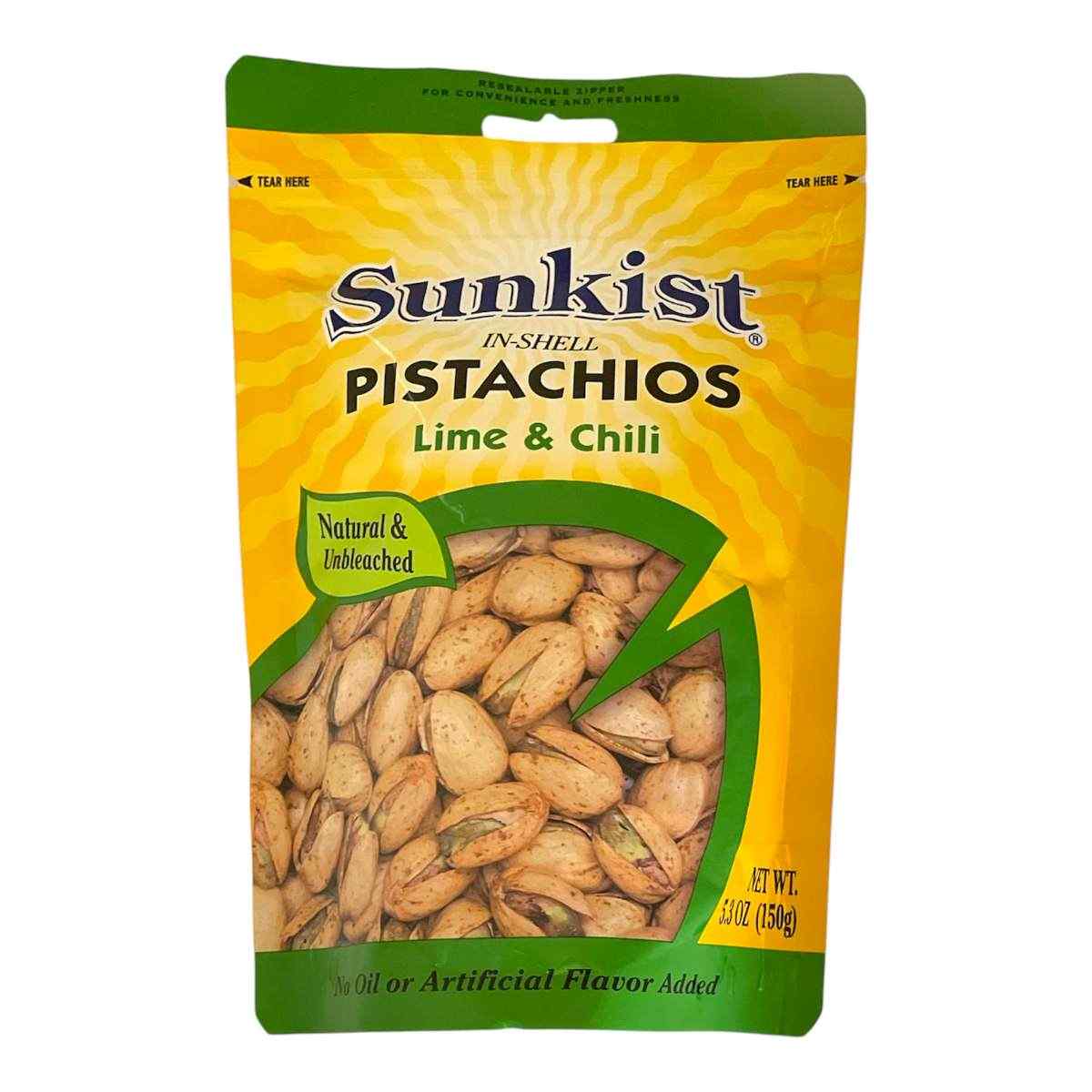 Sunkist Thai Lime & Chili Pistachio Nuts 150g