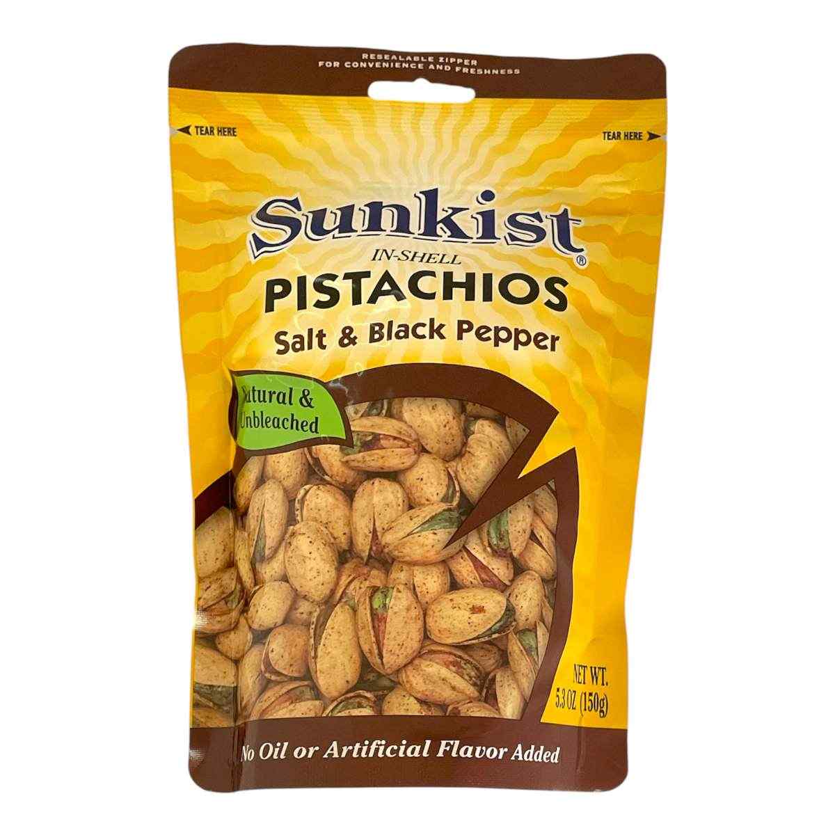 Sunkist Salt & Pepper Pistacho Nuts 150g
