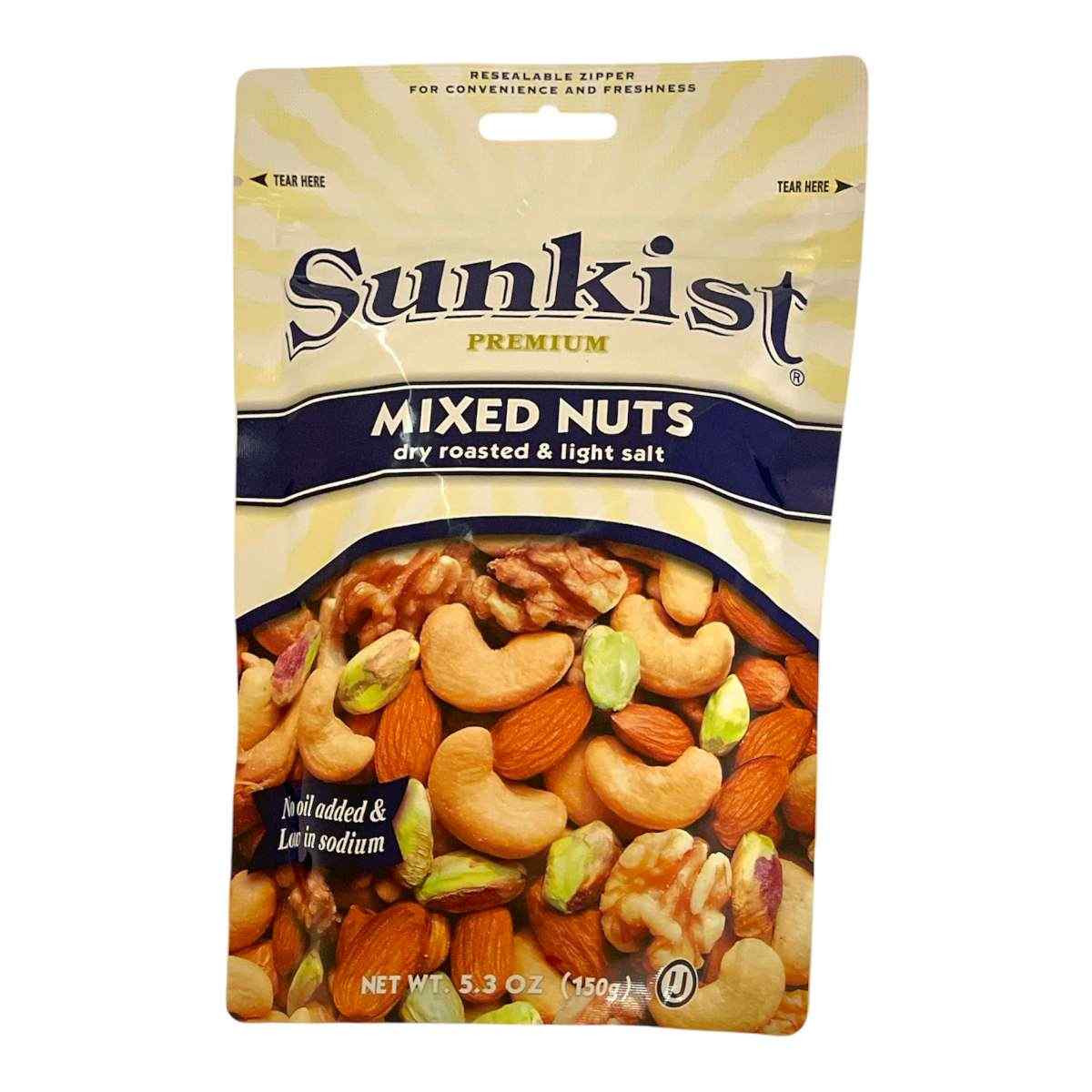 Sunkist Salted Mixed Nuts 150g