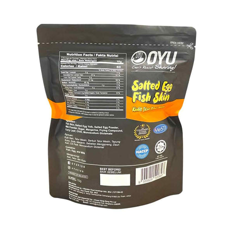 Oyu Salted Egg Fish Skin