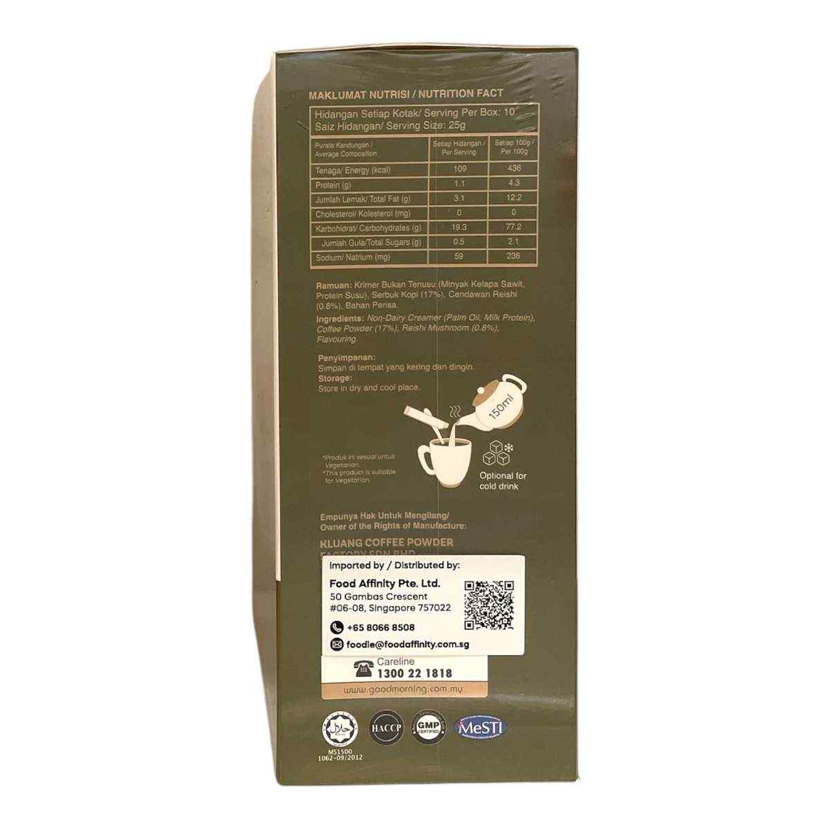 Reishi Mshrm Coffee 2in1 Strong