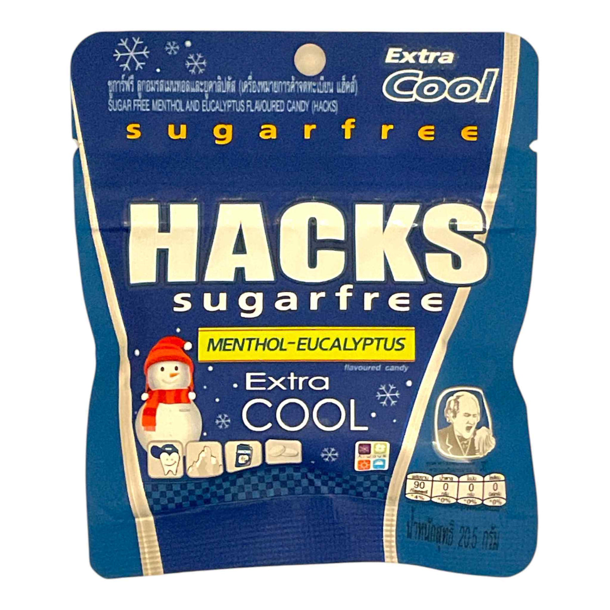 HACKS Menthol & Eucalyptus Sugar Free Candy