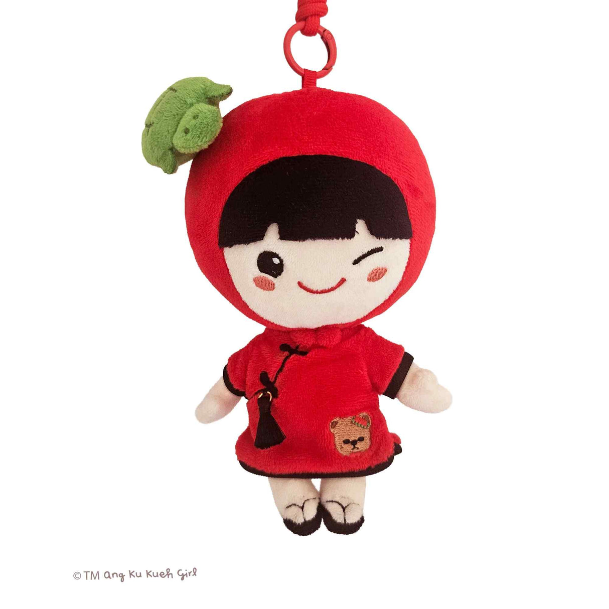 Ang Ku Kueh Girl Plush (Qipao Dress)